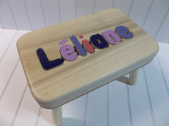 Personalized Wooden STOOL|Petit BANC personnalisé