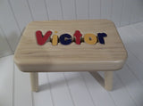 Personalized Wooden STOOL|Petit BANC personnalisé