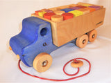 Wooden Blocs with his Truck|Jeu de Blocs de bois avec son Camion